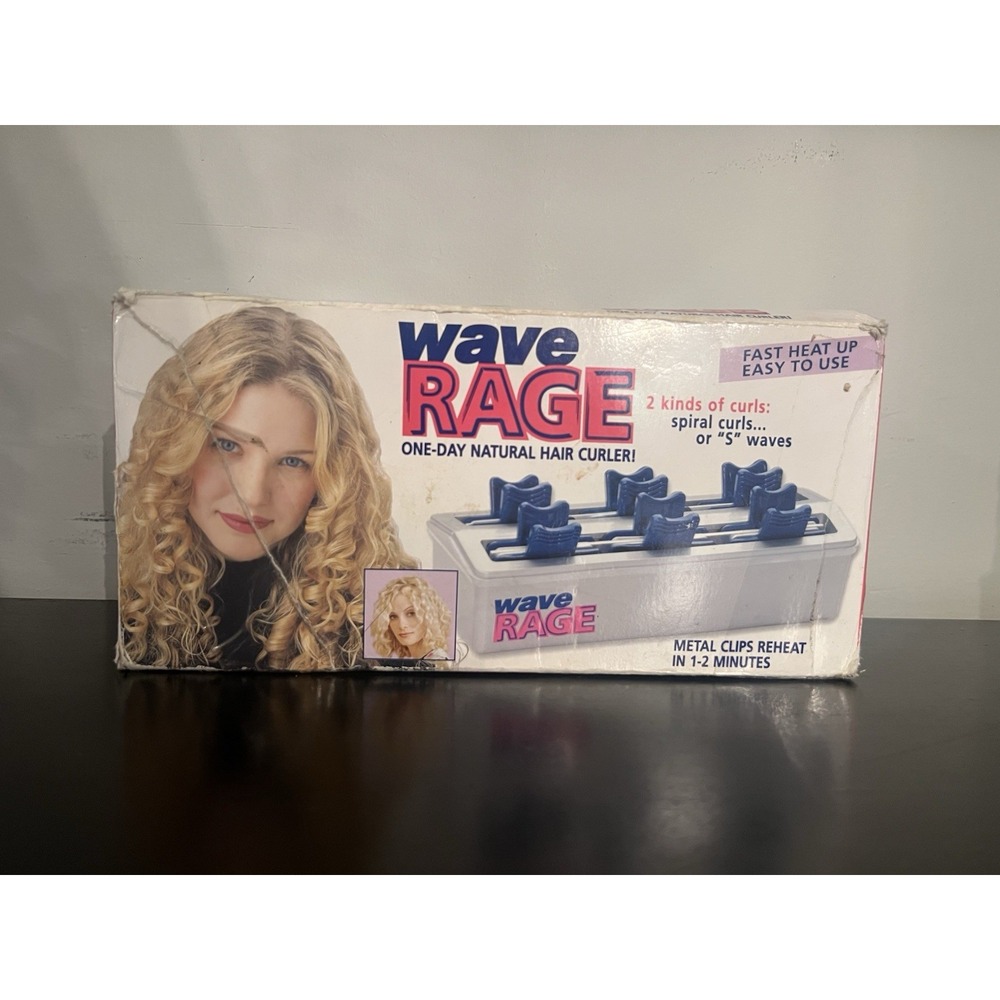Wave Rage Spiral Curls Waves Styling DC300 Hair Curler Hot Rollers Pageant Works